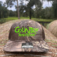 Original Logo Neon Green Stitch Realtree Camo Trucker Hat