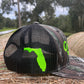 Original Logo Neon Green Stitch Realtree Bark Camo Trucker Hat