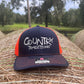 Original Logo Silver Stitch Navy/Orange Trucker Hat