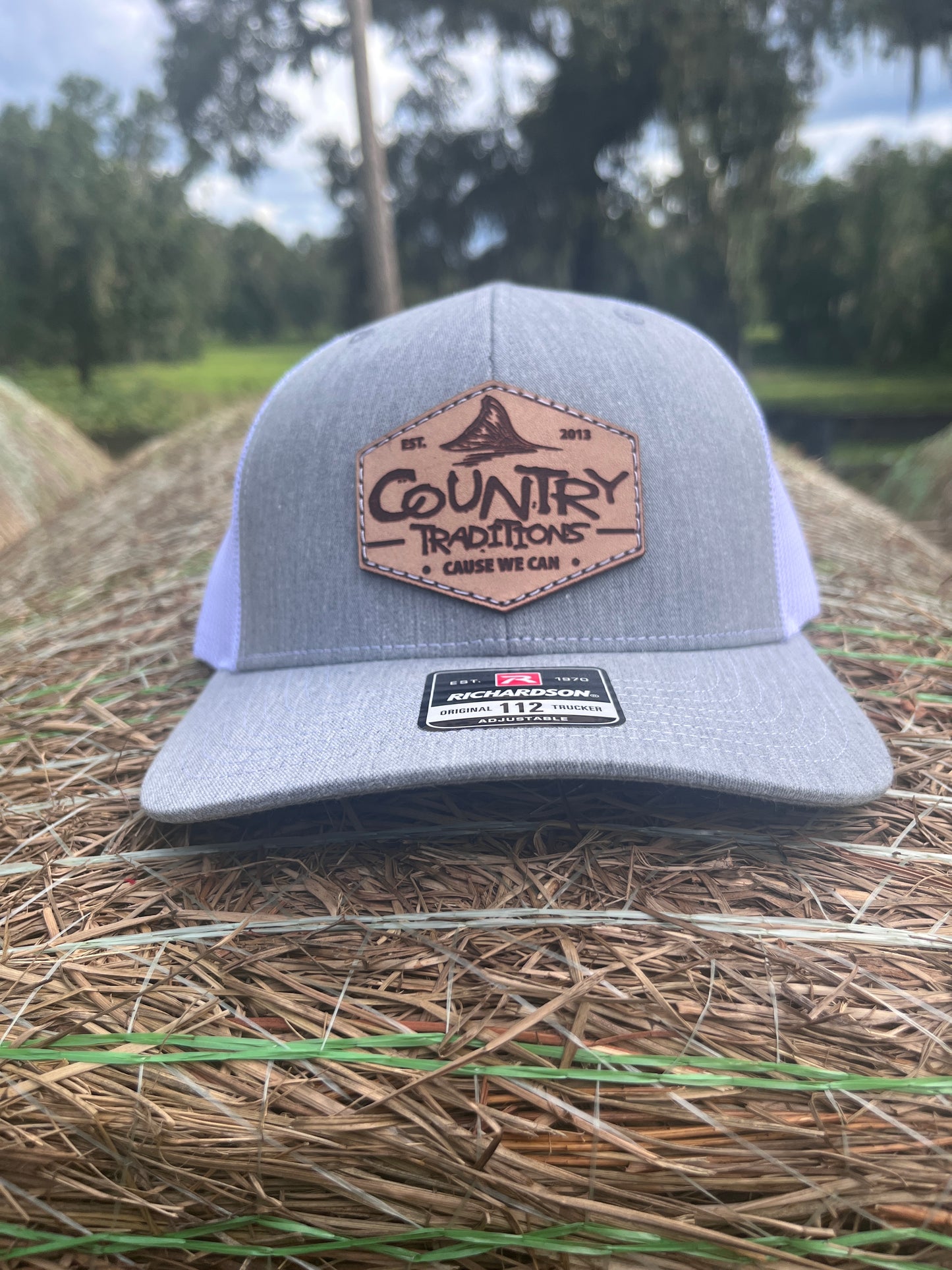 Redfish Patch H.Grey/White Trucker Hat