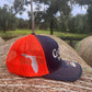 Original Logo Silver Stitch Navy/Orange Trucker Hat