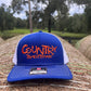 Original Logo Orange Stitch Royal Blue/White Trucker Hat